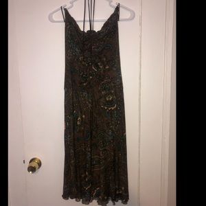 Vintage Betsey Johnson Paisley Halter Dress